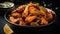 Delicious Chicken Wings In A Bowl: A Mouthwatering Delight