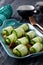 Delicious Chinese food, cold dishes Cucumber Roll