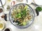 Delicious Chinese Food Macau Macao China Cantonese Cuisine Seafood Steampot Steaming Pot Fresh Shellfish Seafood Clam Hotpot