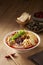 Delicious Chinese Guangxi Liuzhou cuisine, snail rice noodles