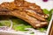 A delicious Chinese Xinjiang dish, grilled lamb chops