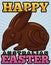 Delicious Chocolate Bilby for Australian Easter Celebration, Vector Illustration