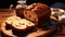 Delicious Cinnamon Raisin Bread And Apple Butter - 3d Ar Image