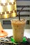 Delicious cold coffee drink