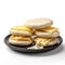 Delicious Colombian Arepas with Cheese on a Plate High Resolution Image .