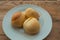 Delicious Colombian pastries for breakfast. Pandebono