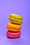 delicious colorfull macarons