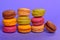 delicious colorfull macarons