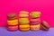 delicious colorfull macarons