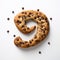 Delicious Cookie Art: Number Nine With Chocolate Chips