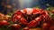 Delicious Crab with Chili Pepper AI Generated