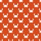 Delicious Crab Red King Crab Vector Graphic Seamless Pattern