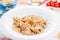 Delicious Creamy Pesto Farfalle Pasta Healthy Food