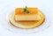 Delicious creme caramel dessert