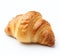 Delicious croissant isolated on a white background