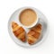 Delicious Croissants And Coffee: A Perfect Morning Treat