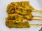 Delicious Cuisine food toast curry pork Satay