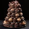 Delicious Cupcake Tower with Chocolate-infused Treats