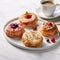 Delicious Danish Pastries And Coffee - A Perfect Breakfast Treat