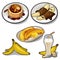 Delicious dishes made from banana