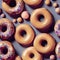 Delicious Donut Knolling Pattern for Food Bloggers.