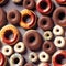 Delicious Donut Knolling Pattern for Invitations and Posters.