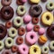 Delicious Donut Knolling Pattern for Your Sweet Designs.