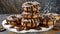 Delicious Doughnuts With Chocolate Topping - Mouthwatering Treats