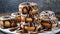 Delicious Doughnuts With Chocolate Topping - Mouthwatering Treats