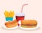 Delicious fast food icons