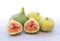 Delicious figs, close up image