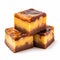 Delicious Flan Brownies With Caramel And Chocolate Bars