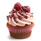 Delicious Freshly Baked Cupcake, Tasty Dessert, Frosted Cake, Food and Culinary Menu Object