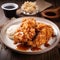 Delicious Fried Chicken With Creamy Peanut Butter Sauce