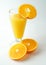 delicious glass of fresh orange juice