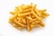 Delicious golden crispy crinkly potato chips