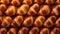 Delicious Golden Croissants Wallpaper, Croissants Texture Pattern. Generative AI