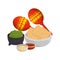 Delicious guacamole sauce icon