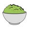 Delicious guacamole sauce icon