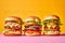 Delicious Hamburgers: Savory and Mouthwatering Fast Food.