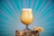 Delicious Hazy Craft Beer India Pale Ale Bright Background