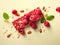 Delicious and Healthy Granola Bar Studded with Fresh Raspberries and Almonds - A Nutritious Delight!