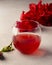 delicious hibiscus tea assortment. High quality photo