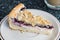 Delicious home-made blueberry pie