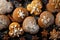 Delicious homemade christmas gingerbread cookies arranged in a beautiful display on a wooden table