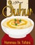 Delicious Hummus bi Tahini with Olive Oil for Ramadan`s Suhur, Vector Illustration