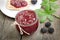 Delicious jam, jam made with organic blackberry, blackberry jam - marmalade