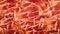Delicious Jamon Meat Product Horizontal Background.
