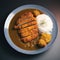 Delicious katsu curry