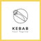 Delicious kebab culinary logo design templates from Turkey for food companies style simple line art modern